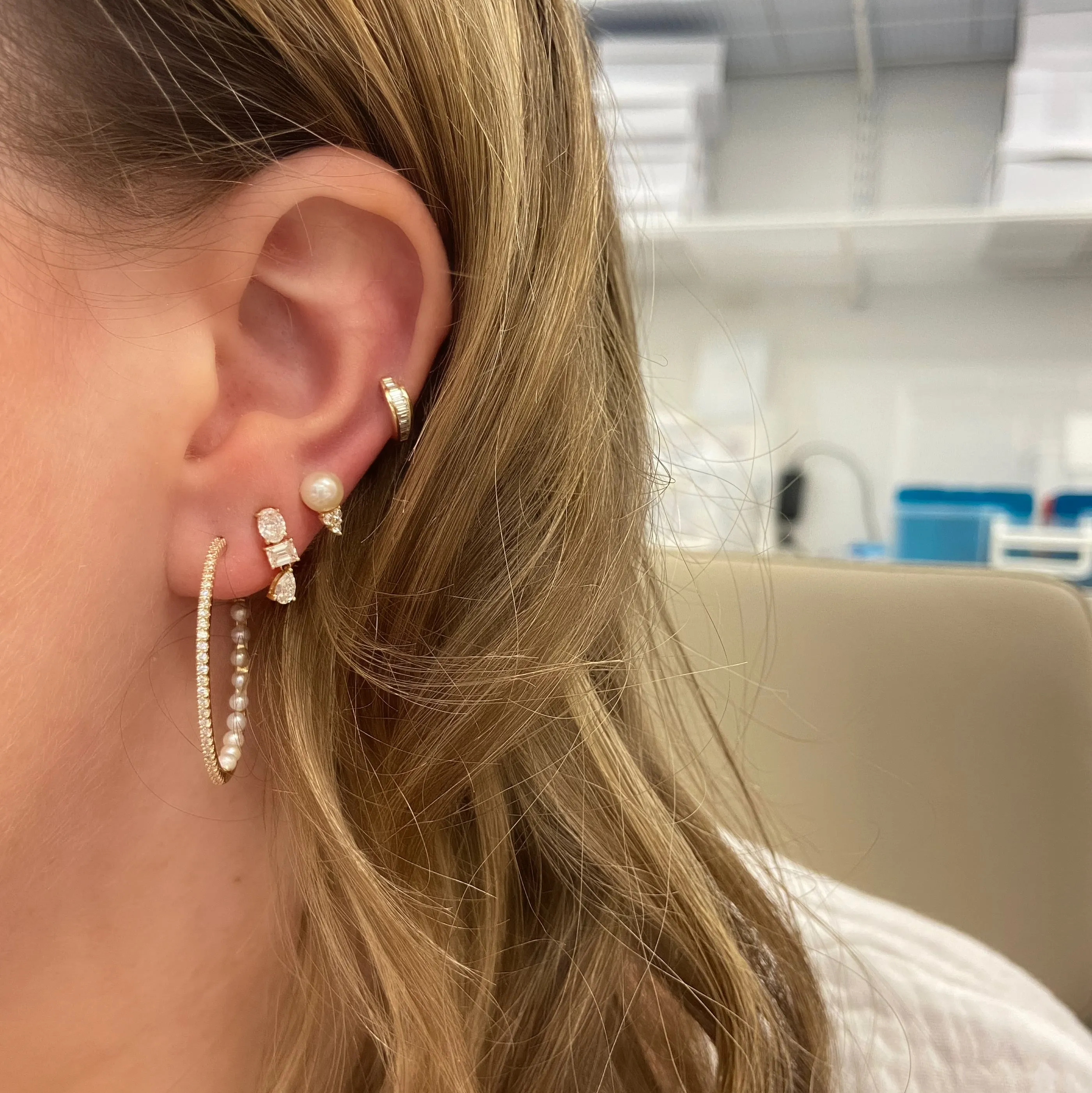 Multi Shape Dangle Earrings