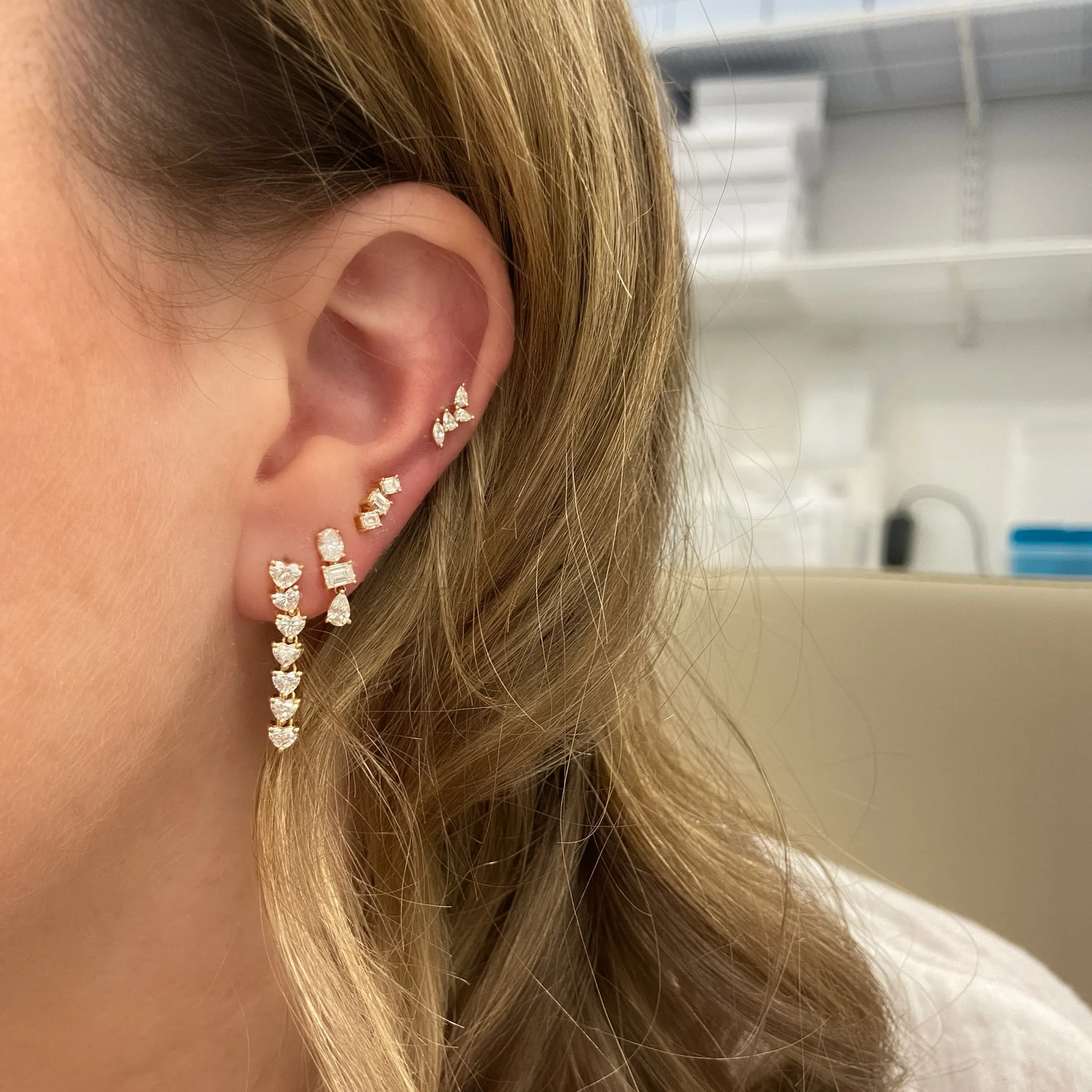 Multi Shape Dangle Earrings