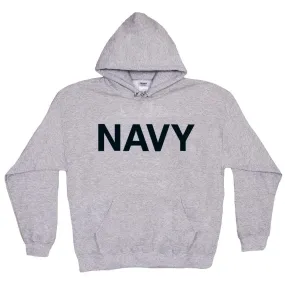 Navy Pullover Hoodie Sweatshirt