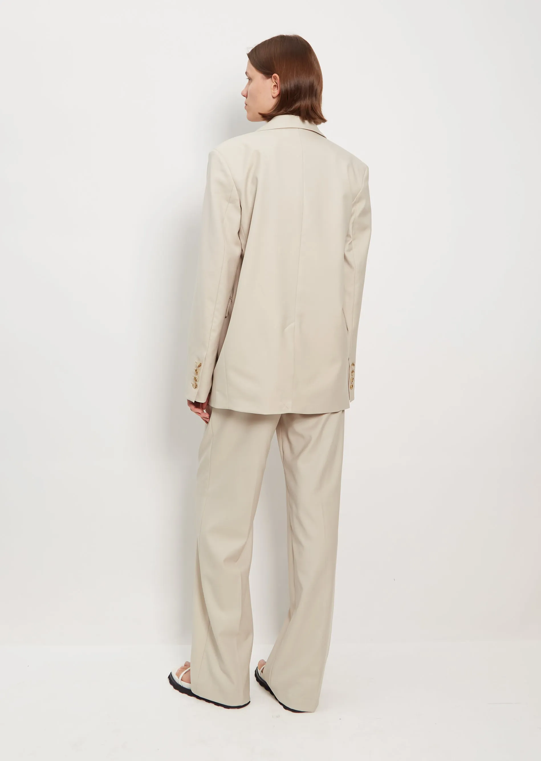 New Donau Wool Blazer — Beige
