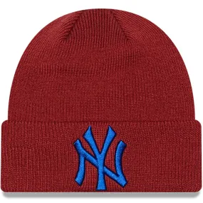 New Era Infants New York Yankees MLB League Essential Beanie - Red 0-2 Yrs