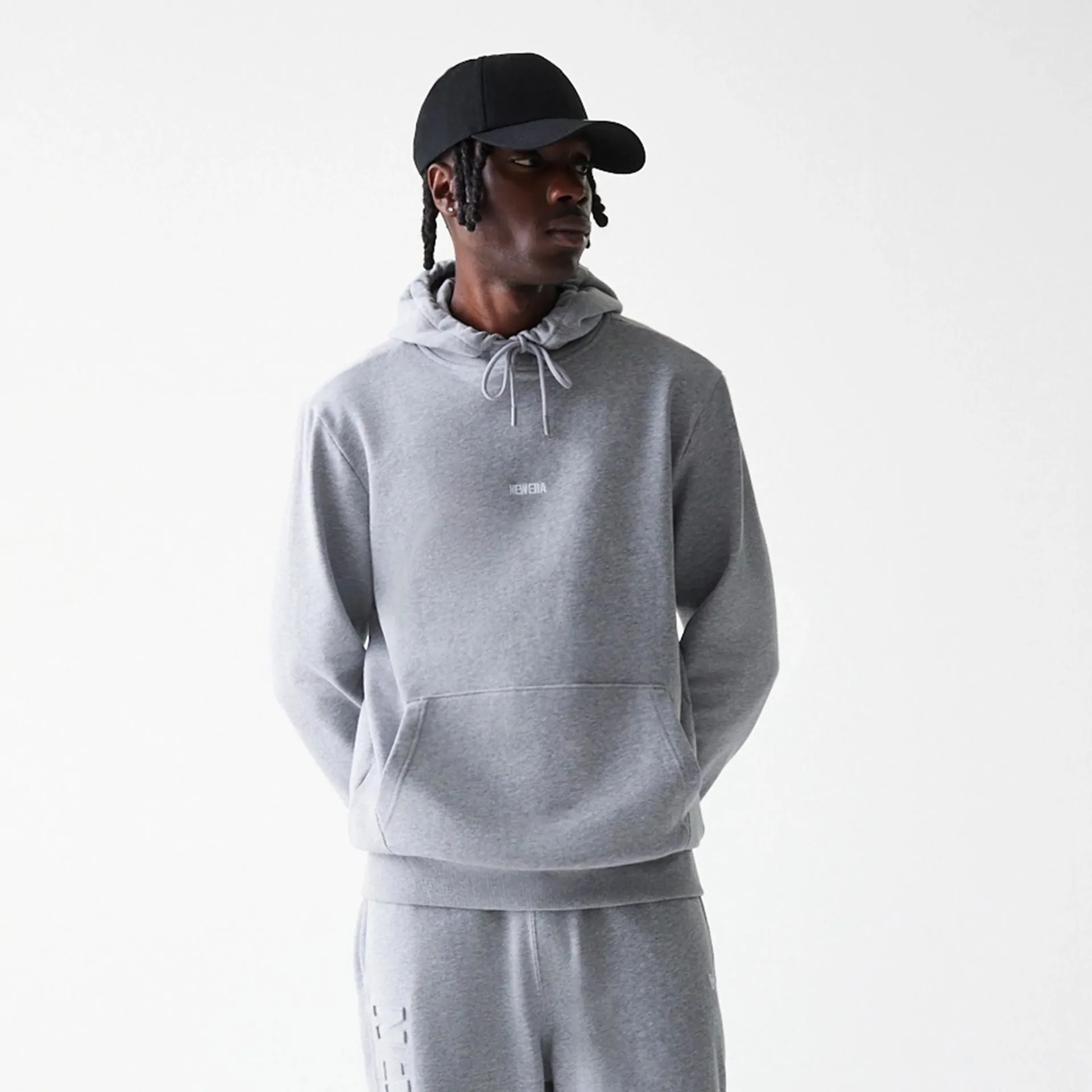 New Era Tonal Grey Pullover Hoodie
