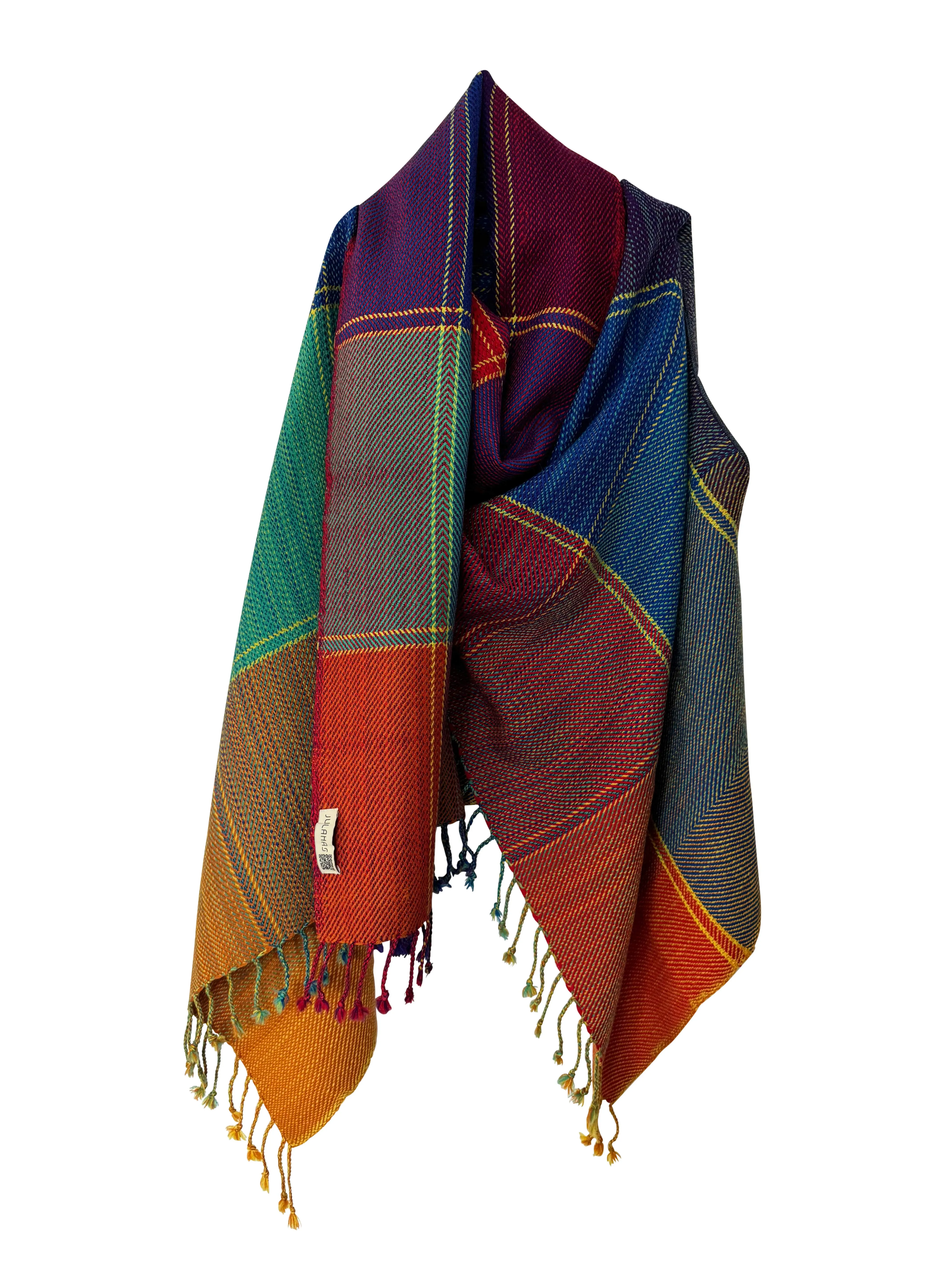 NEW! PLAID Wool Cape Joy
