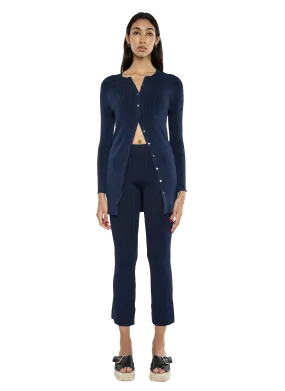 Nola Rib Knit Pants Navy Black Combo