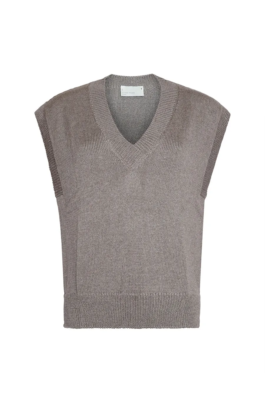 OM V-neckline Vest - Grey