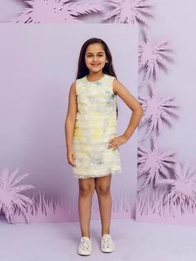 One Friday Kids Girls Yellow Dress