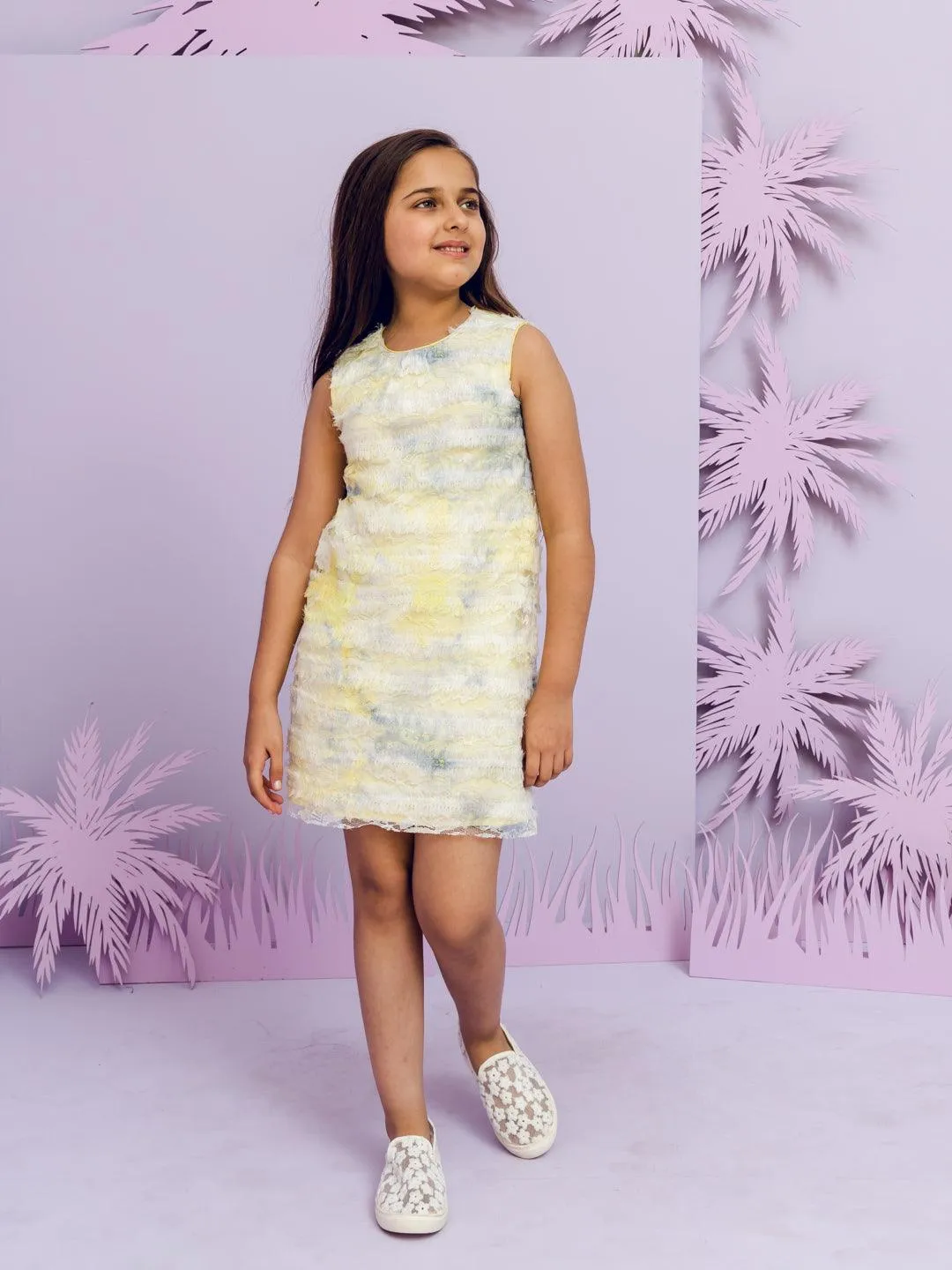 One Friday Kids Girls Yellow Dress