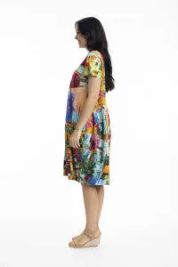 Orientique Copacabana Stretch Cotton Bubble Dress