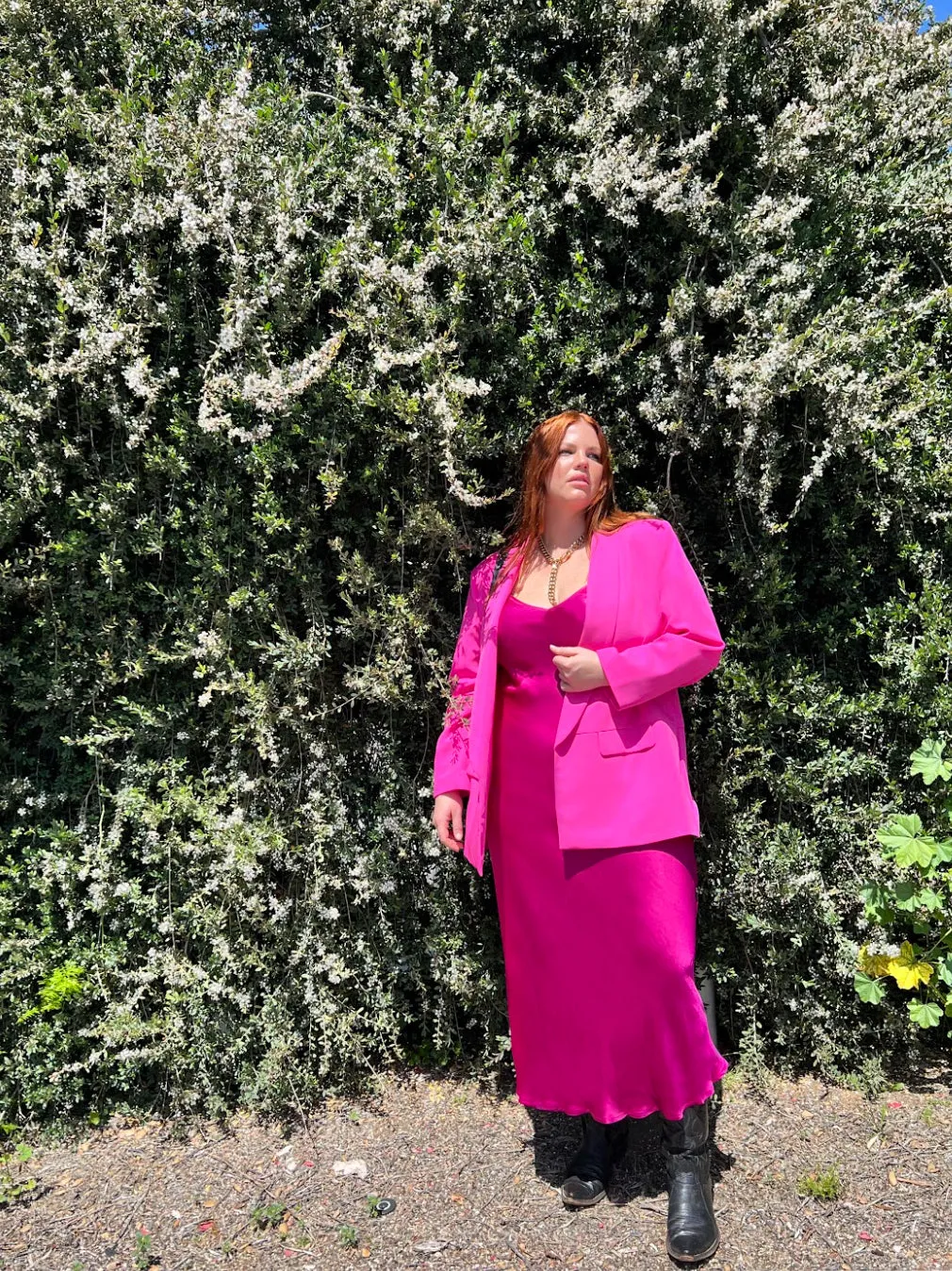 Oversized Classic Blazer - POP Pink