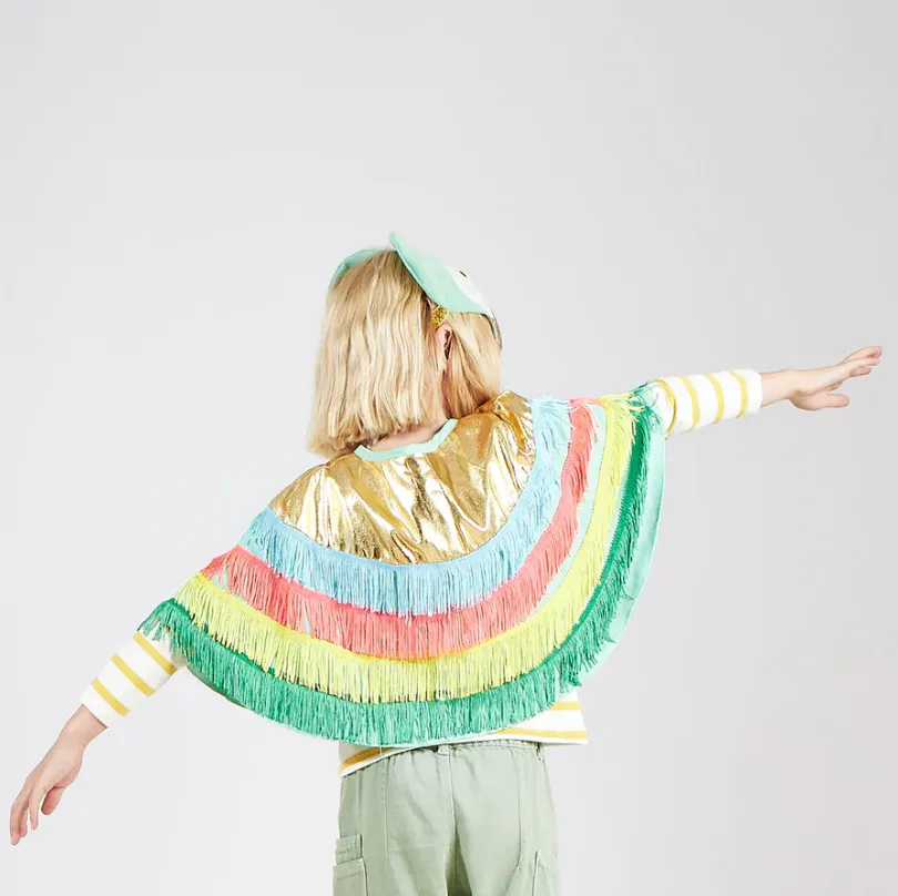 Parrot Fringed Cape Dress Up - Meri Meri