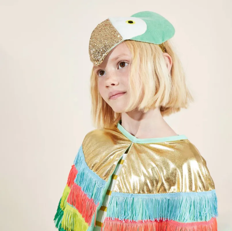Parrot Fringed Cape Dress Up - Meri Meri
