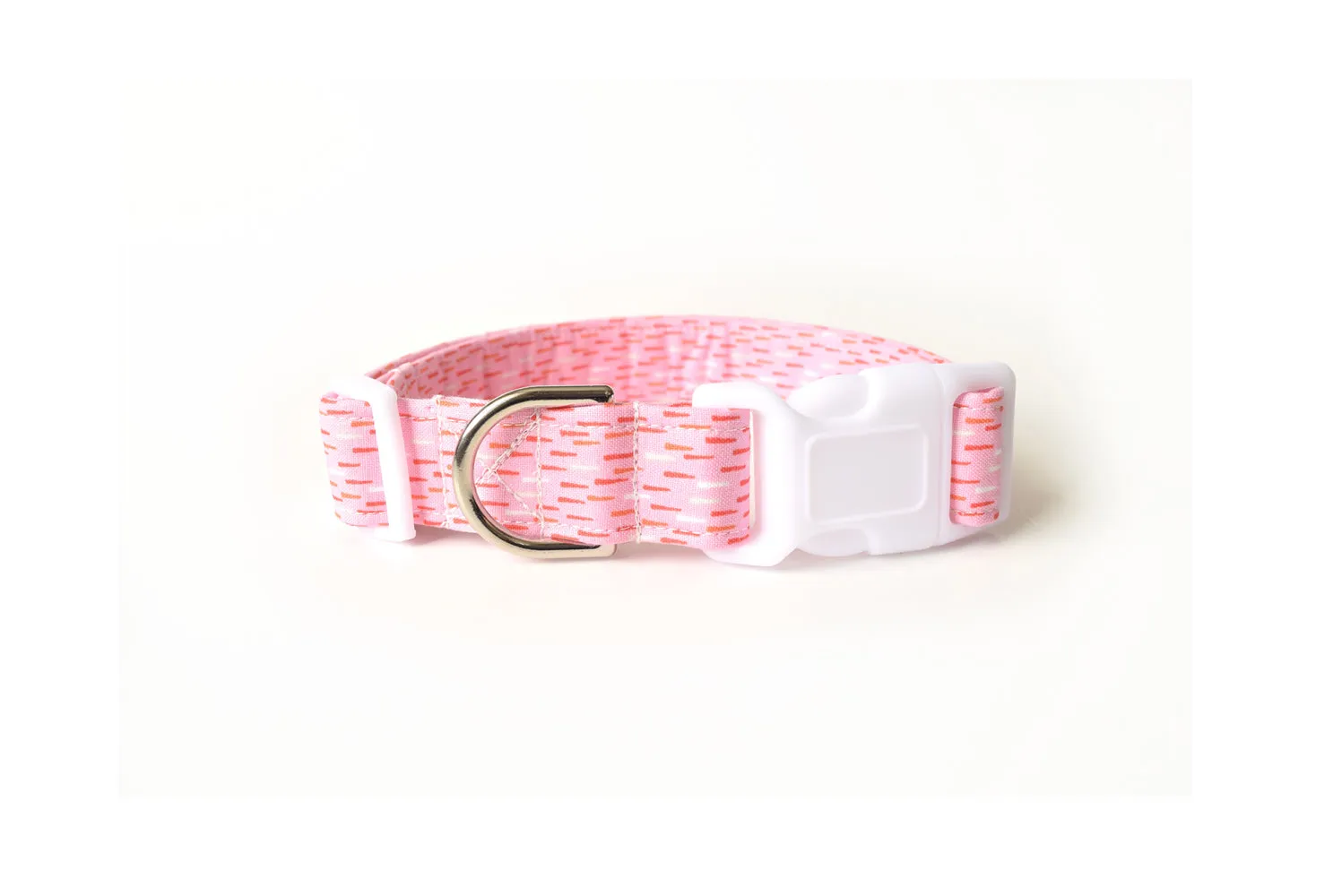 Pastel Pink Rain Dog Collar