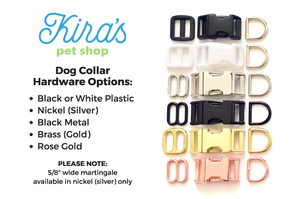 Pastel Pink Rain Dog Collar