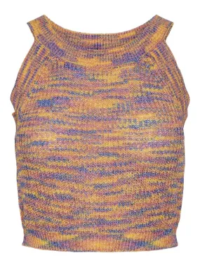 Pieces Kera - Crop strik top