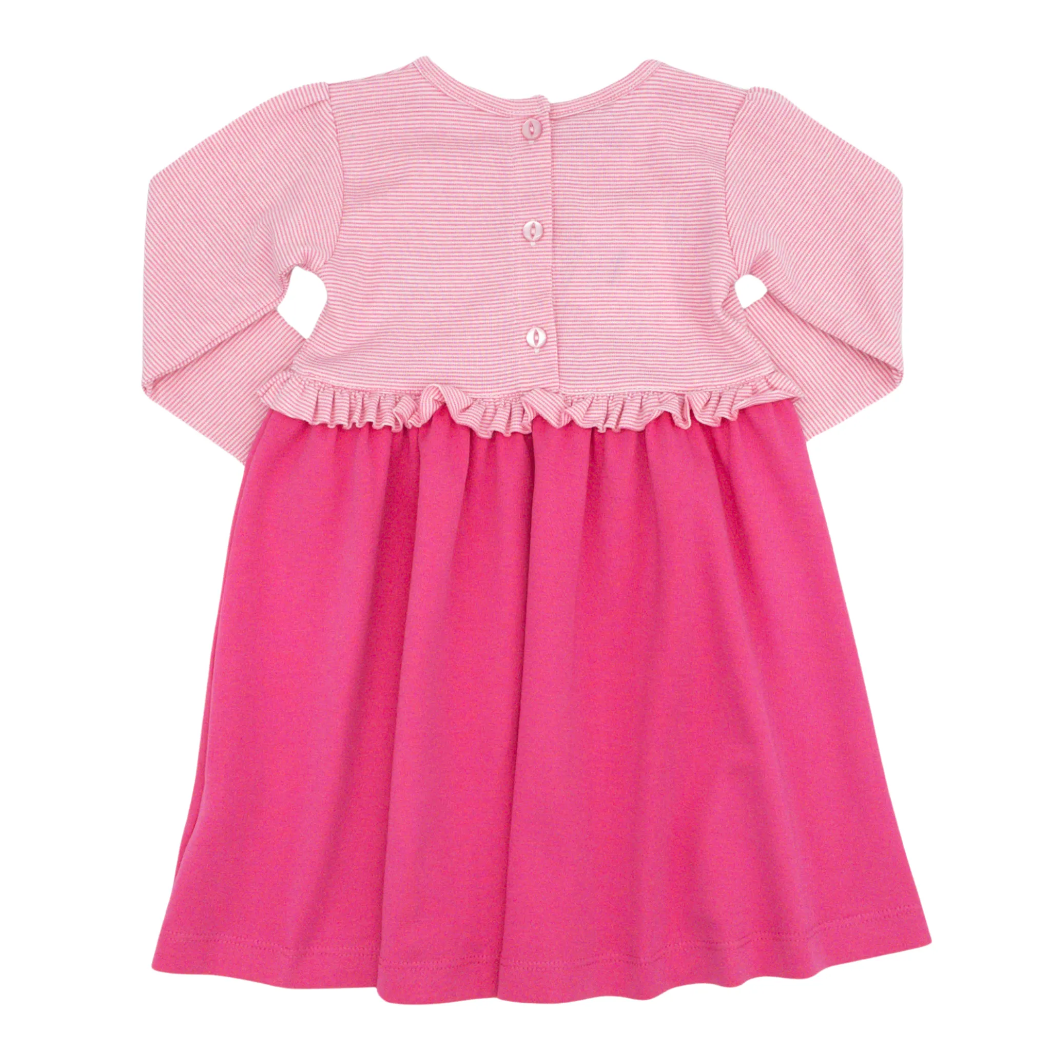 Pima Knit Dress with Candy Cane Applique - FINAL SALE
