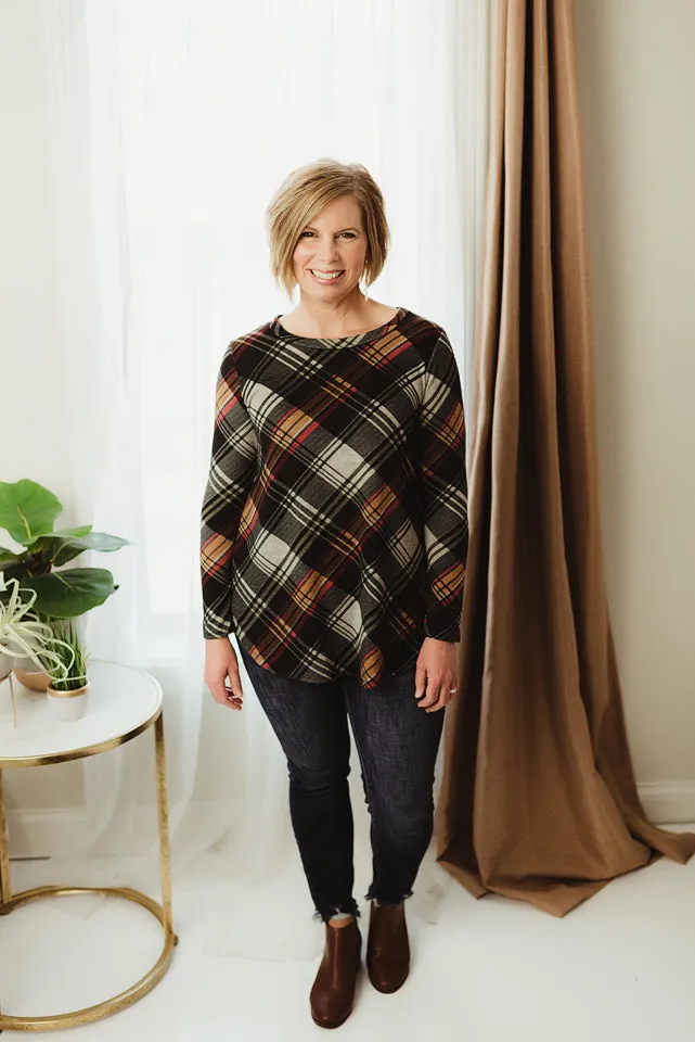 Plaid Knit