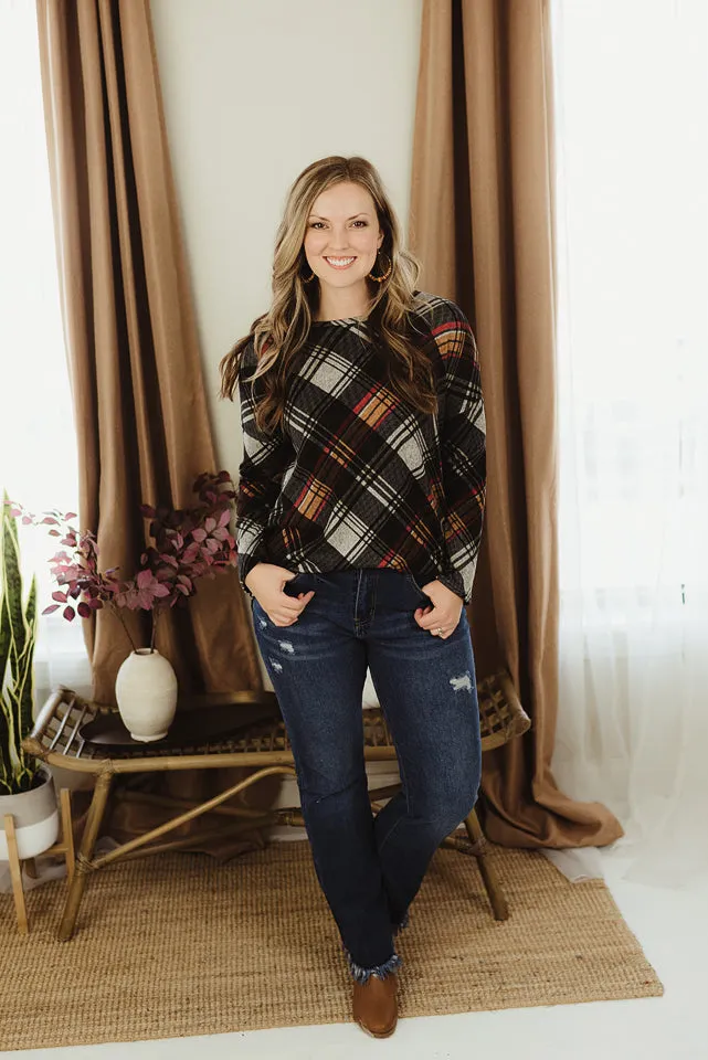 Plaid Knit