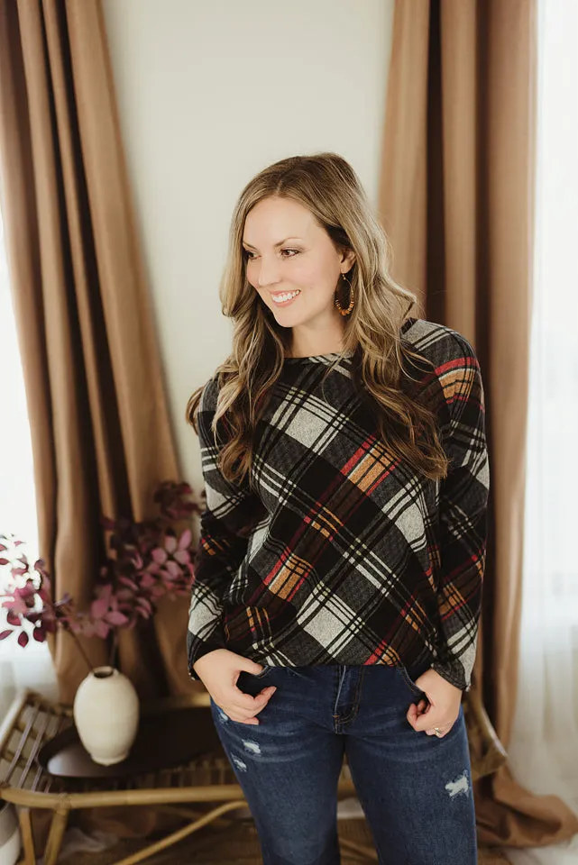Plaid Knit