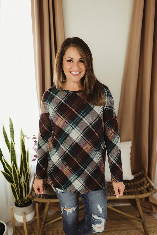 Plaid Knit