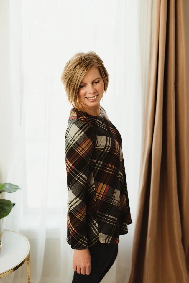 Plaid Knit
