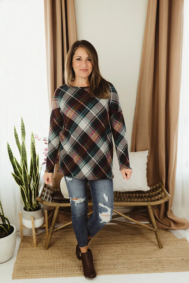 Plaid Knit