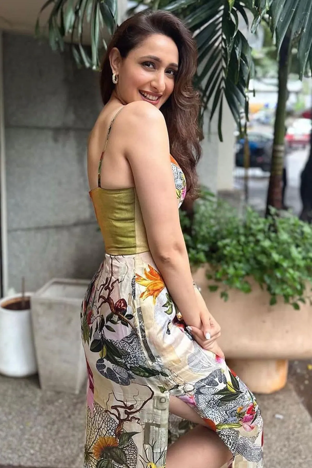Pragya Jaiswal in Slip Dress