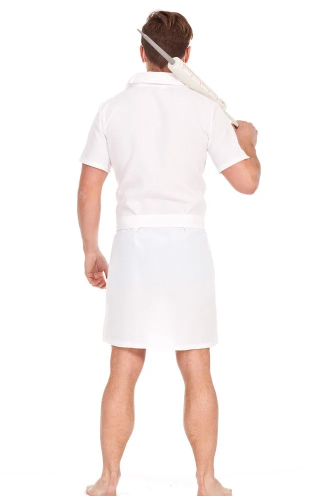 Premium Adult Male Twisted Joker Nurse Costume