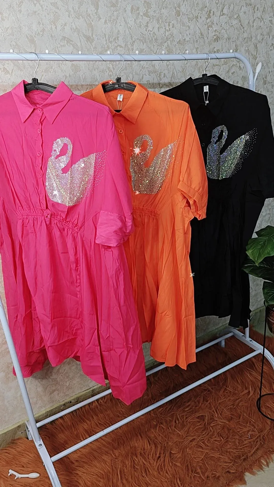 Premium summer swan dress