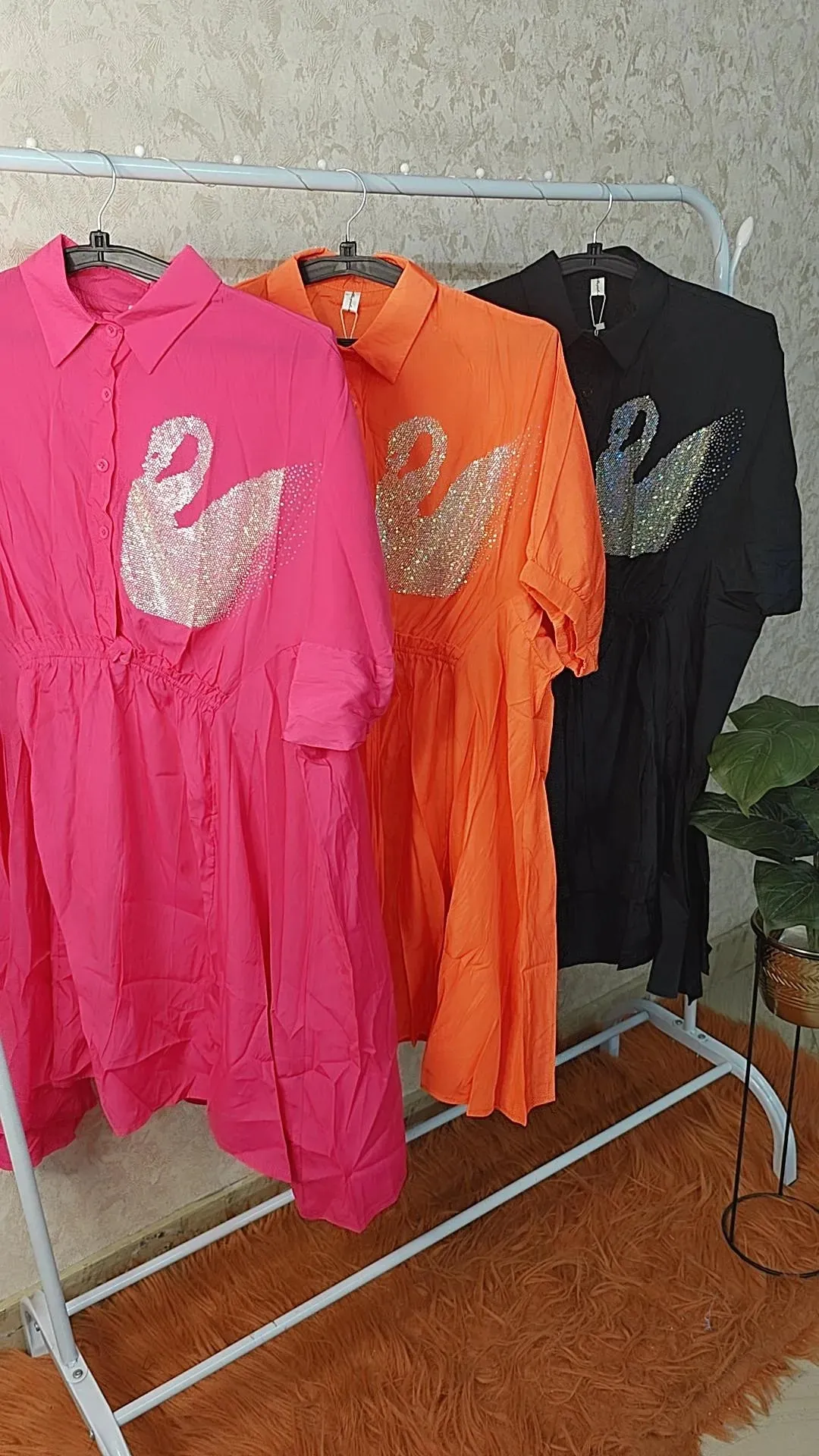 Premium summer swan dress