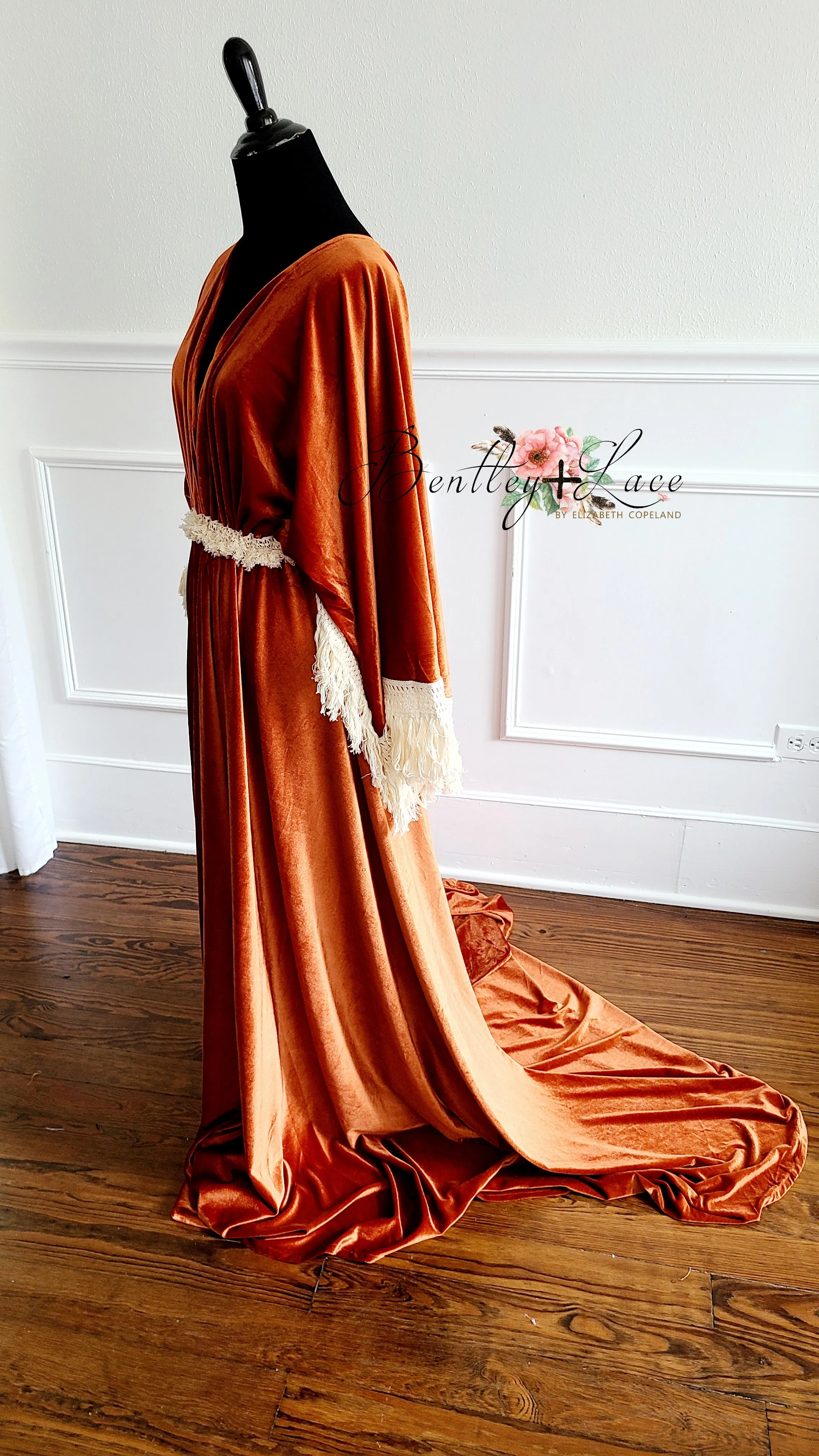 "Delores" - Beautiful velvet boho inspired gown - (TEEN-ADULT)