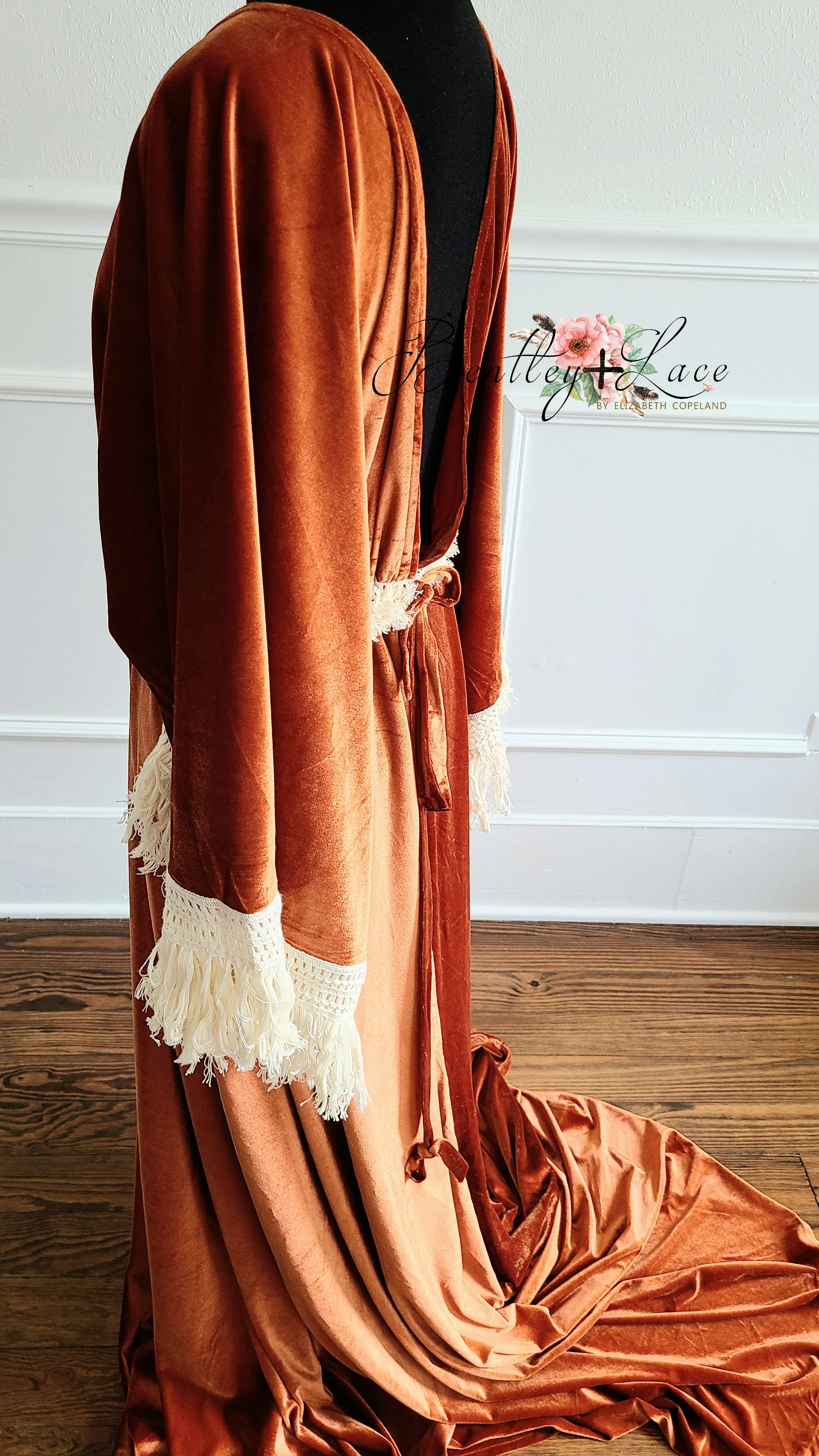 "Delores" - Beautiful velvet boho inspired gown - (TEEN-ADULT)