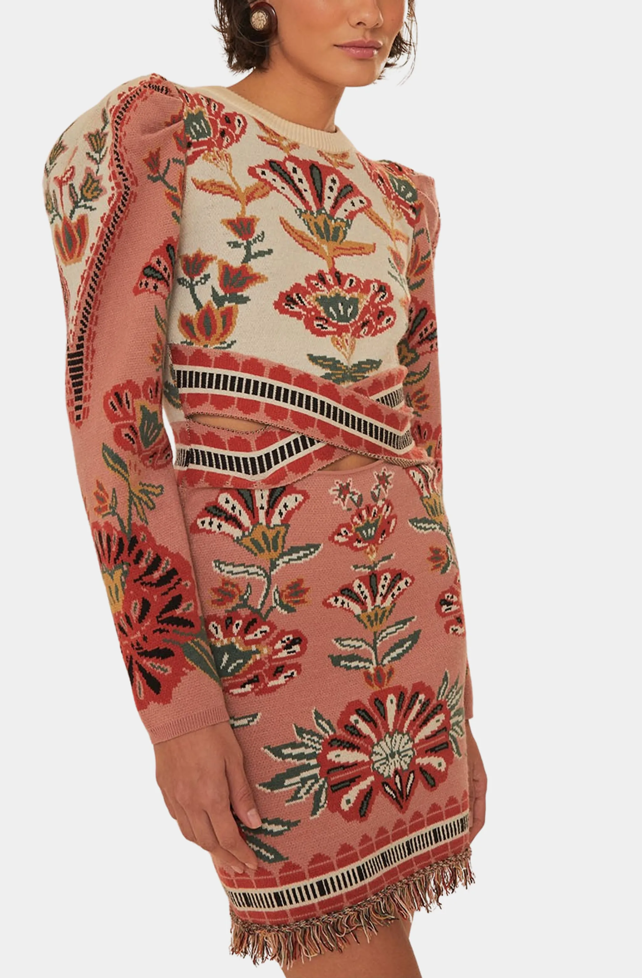 Riad Cream Knit Dress