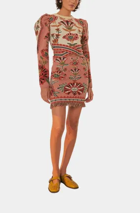 Riad Cream Knit Dress