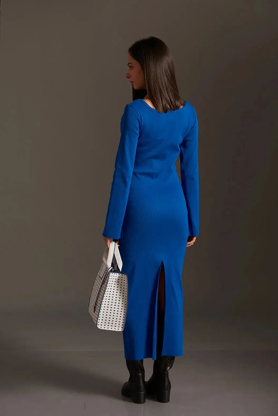 Scoop Neck Bodycon Dress
