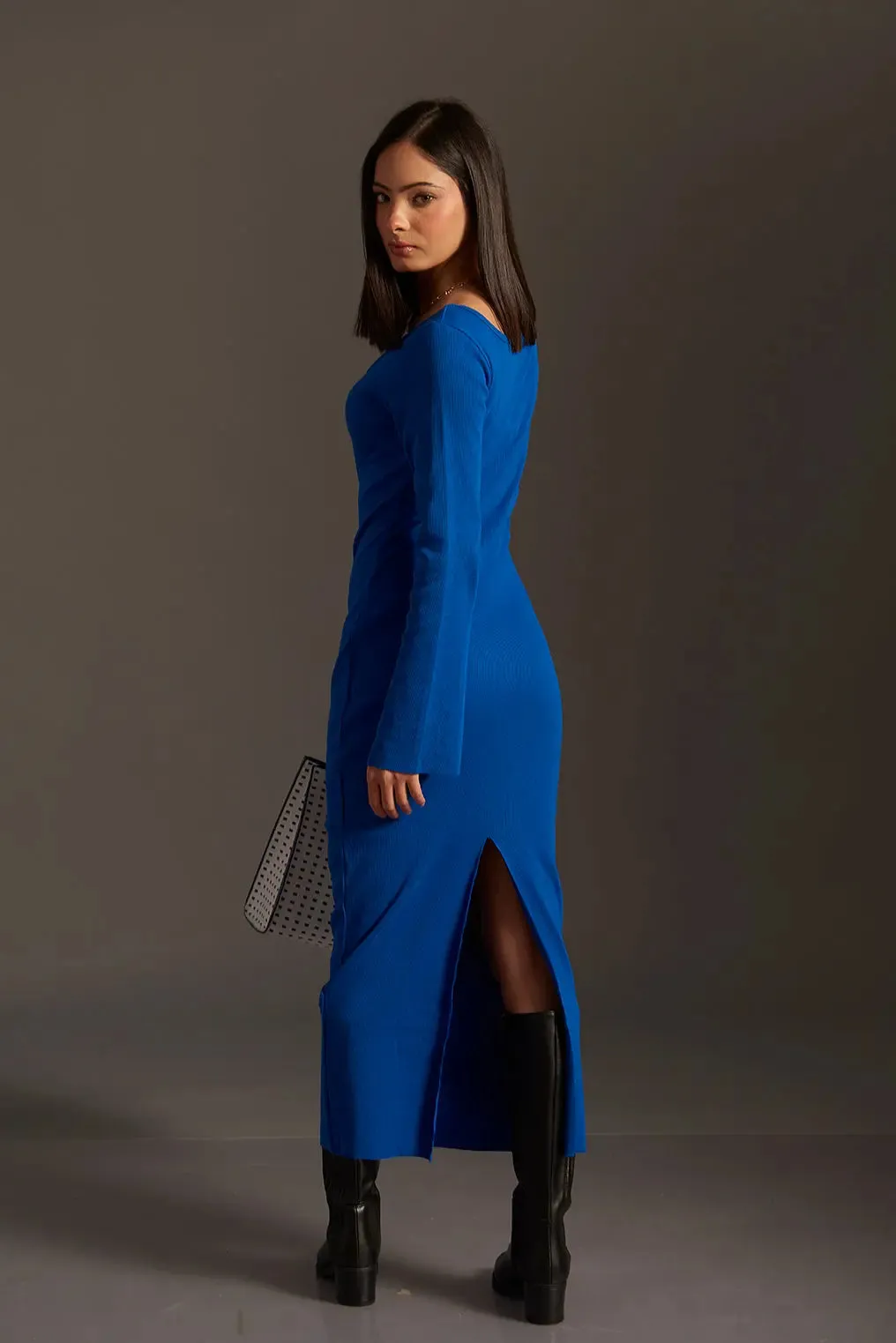 Scoop Neck Bodycon Dress