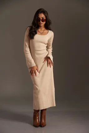 Scoop Neck Bodycon Dress