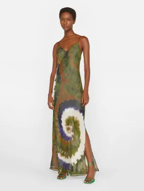 Sheer Tie Dye Cami Dress -- Fatigue Multi