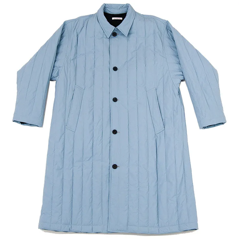 Shelby Trench Coat - Slate Blue (Recycled Nylon)