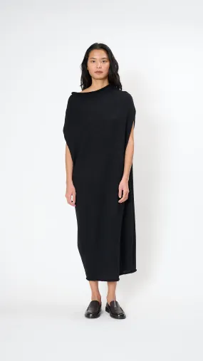Shoulder Dress in Black