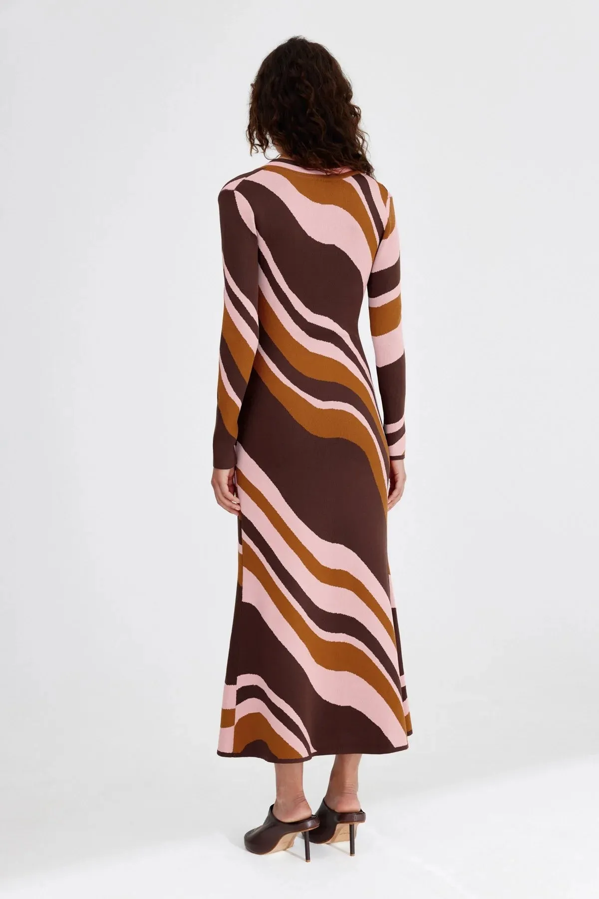 Significant Other Leyla Maxi Dress in Chocolate Swirl