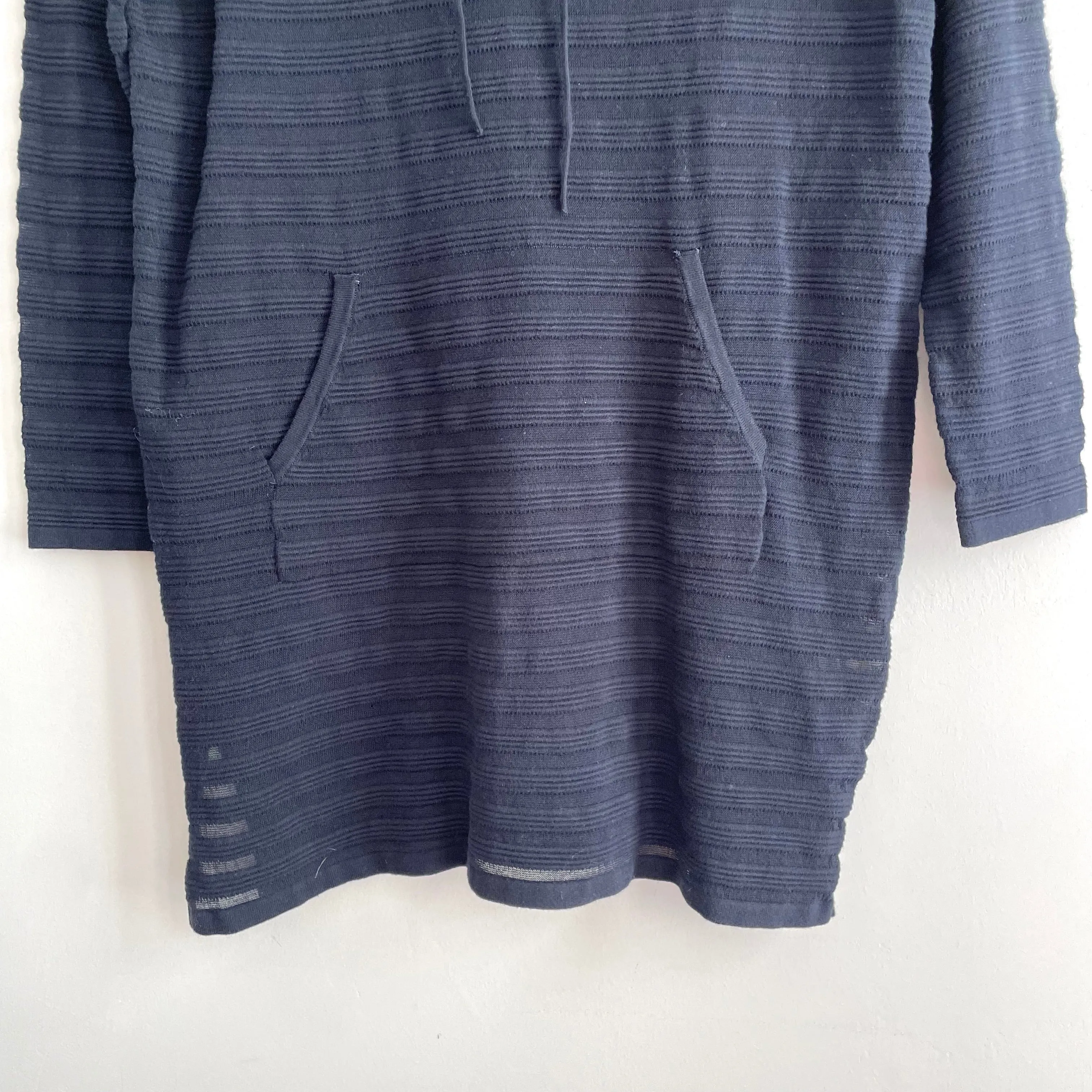Striped Knit Swim Cover Dress