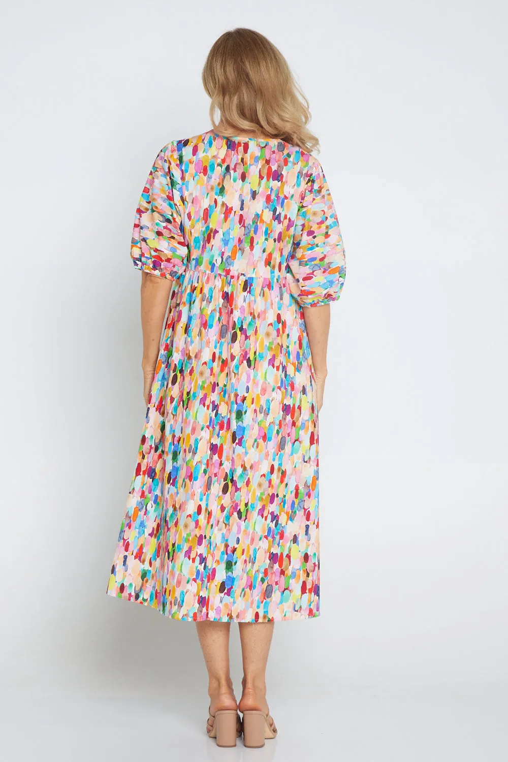 Summer Sun Dress - Confetti Watercolour