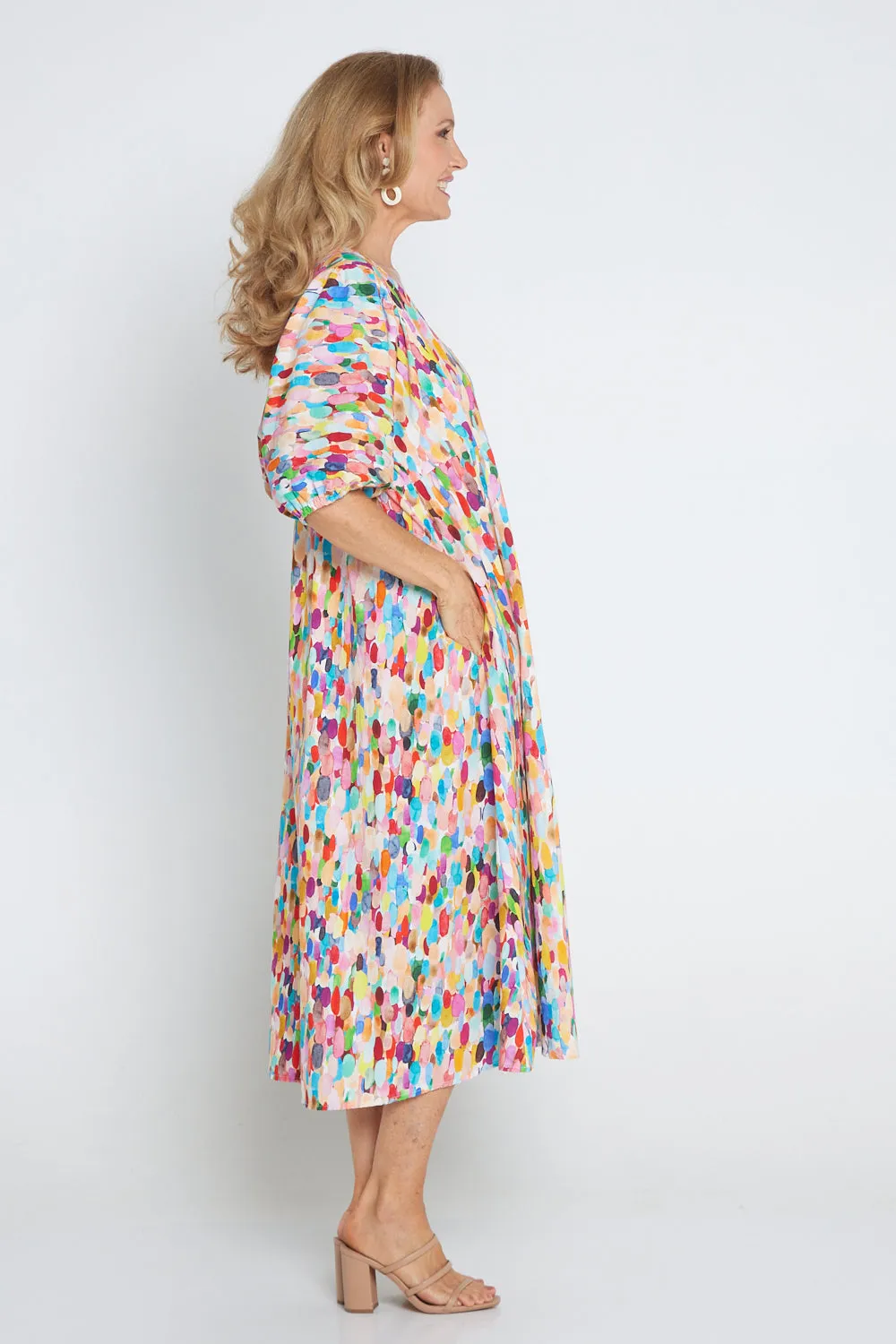 Summer Sun Dress - Confetti Watercolour