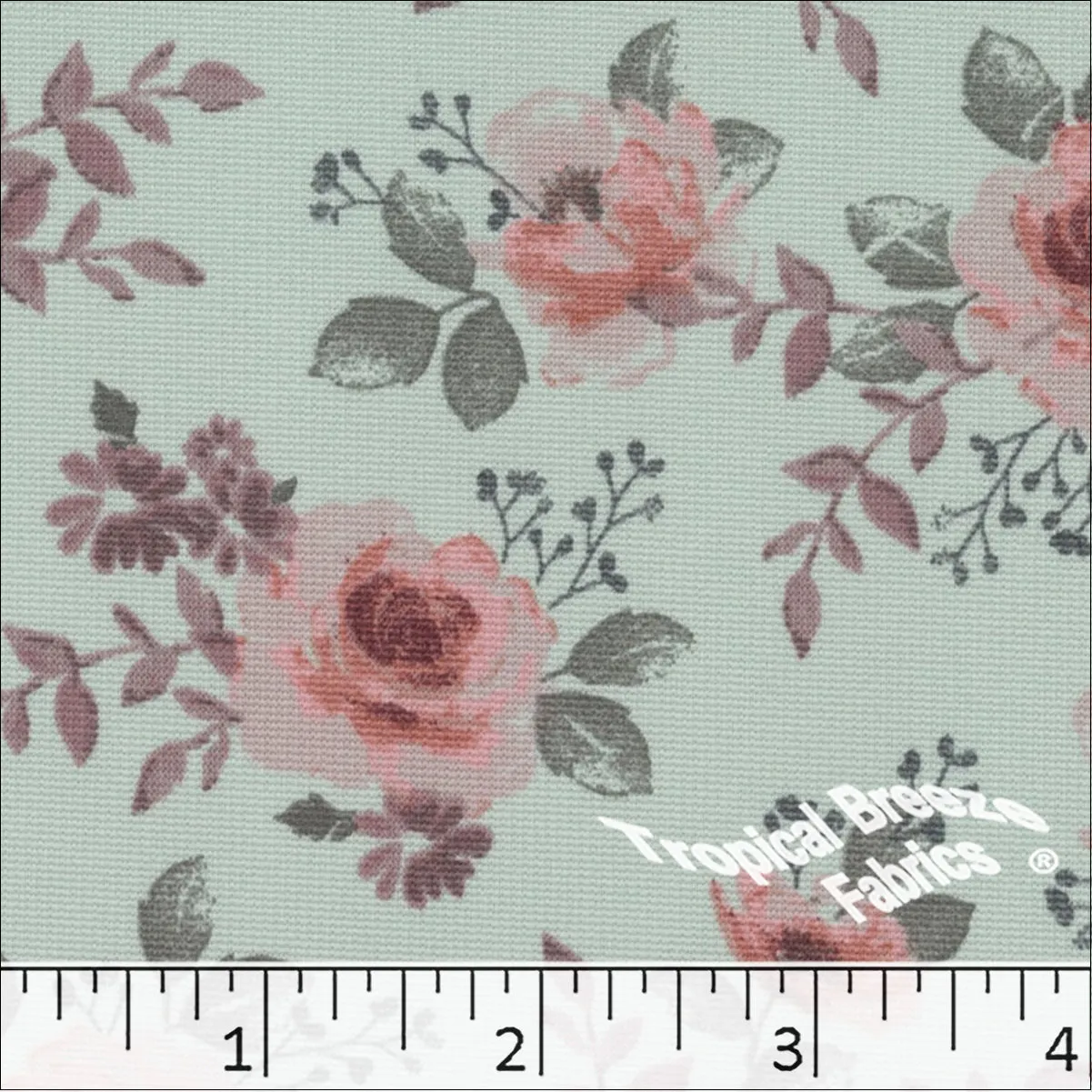 Tamara Floral Print Knit Dress Fabric 32844