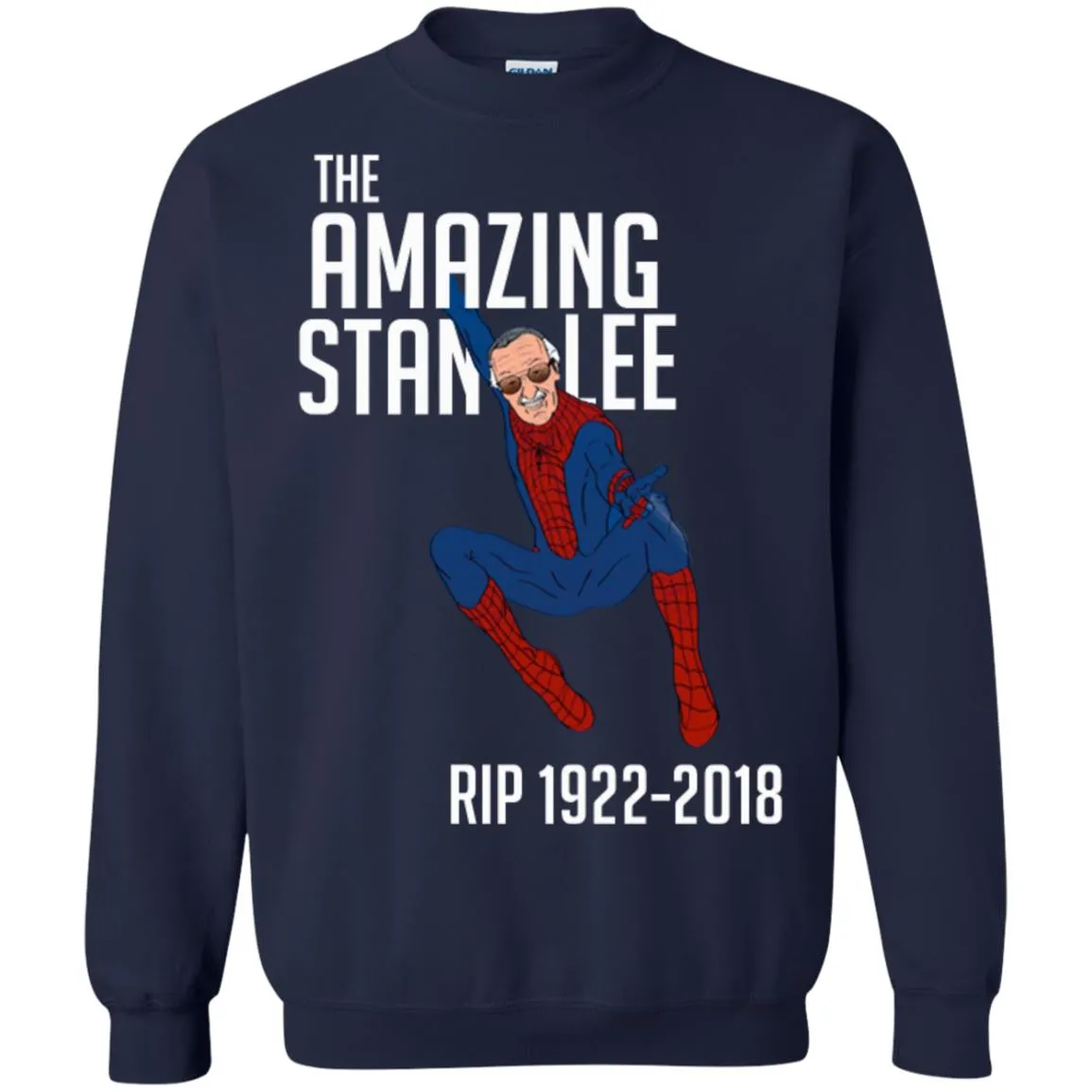 The Amazing Stan Lee Unisex Crewneck Pullover Sweatshirt