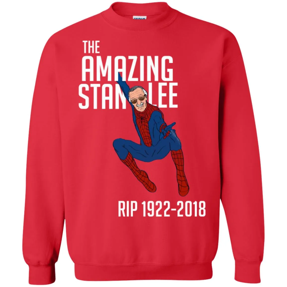 The Amazing Stan Lee Unisex Crewneck Pullover Sweatshirt