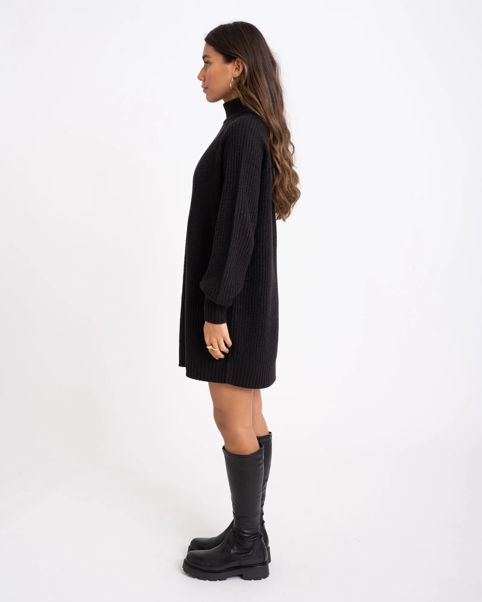 Timmy Knit Dress Black
