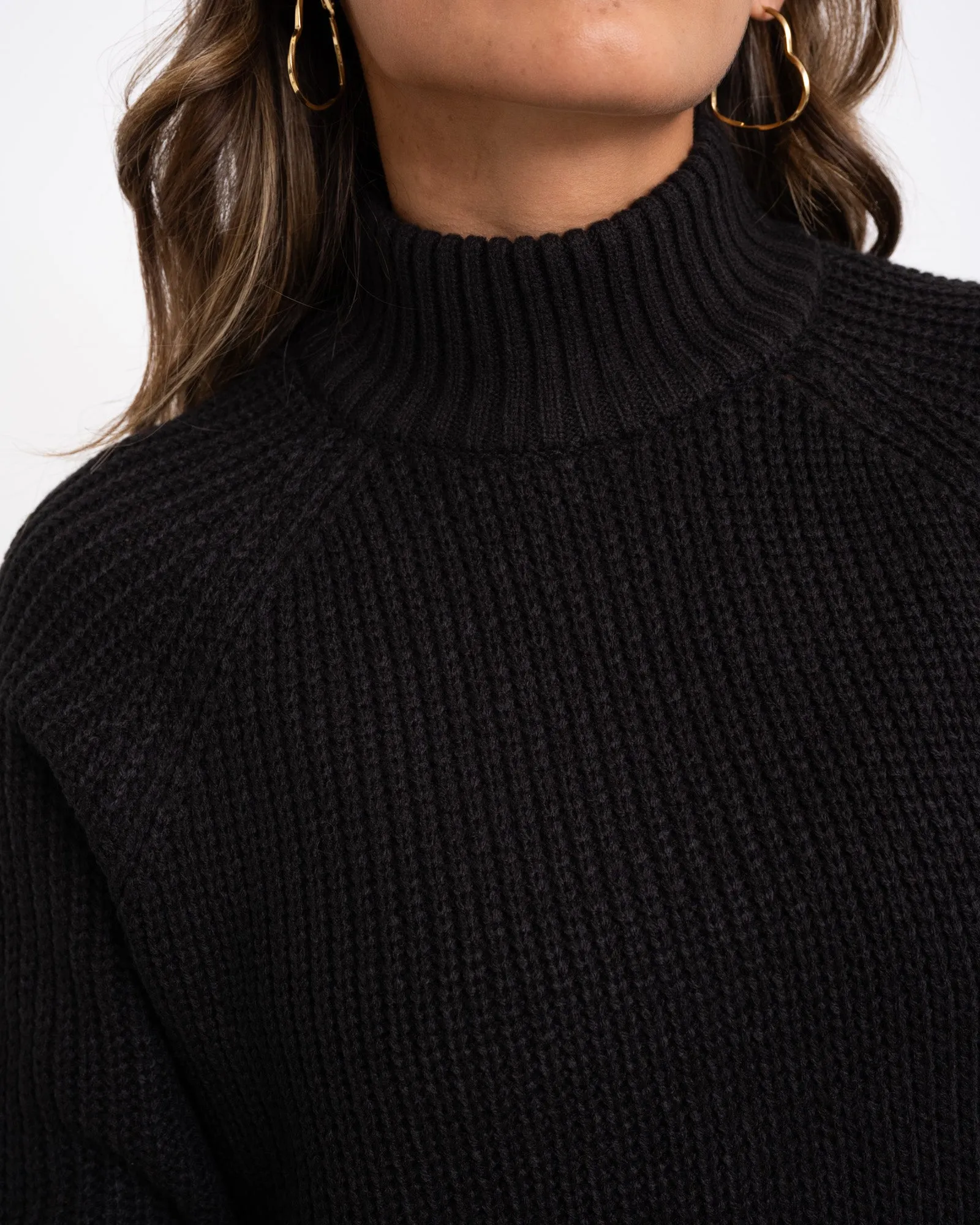Timmy Knit Dress Black