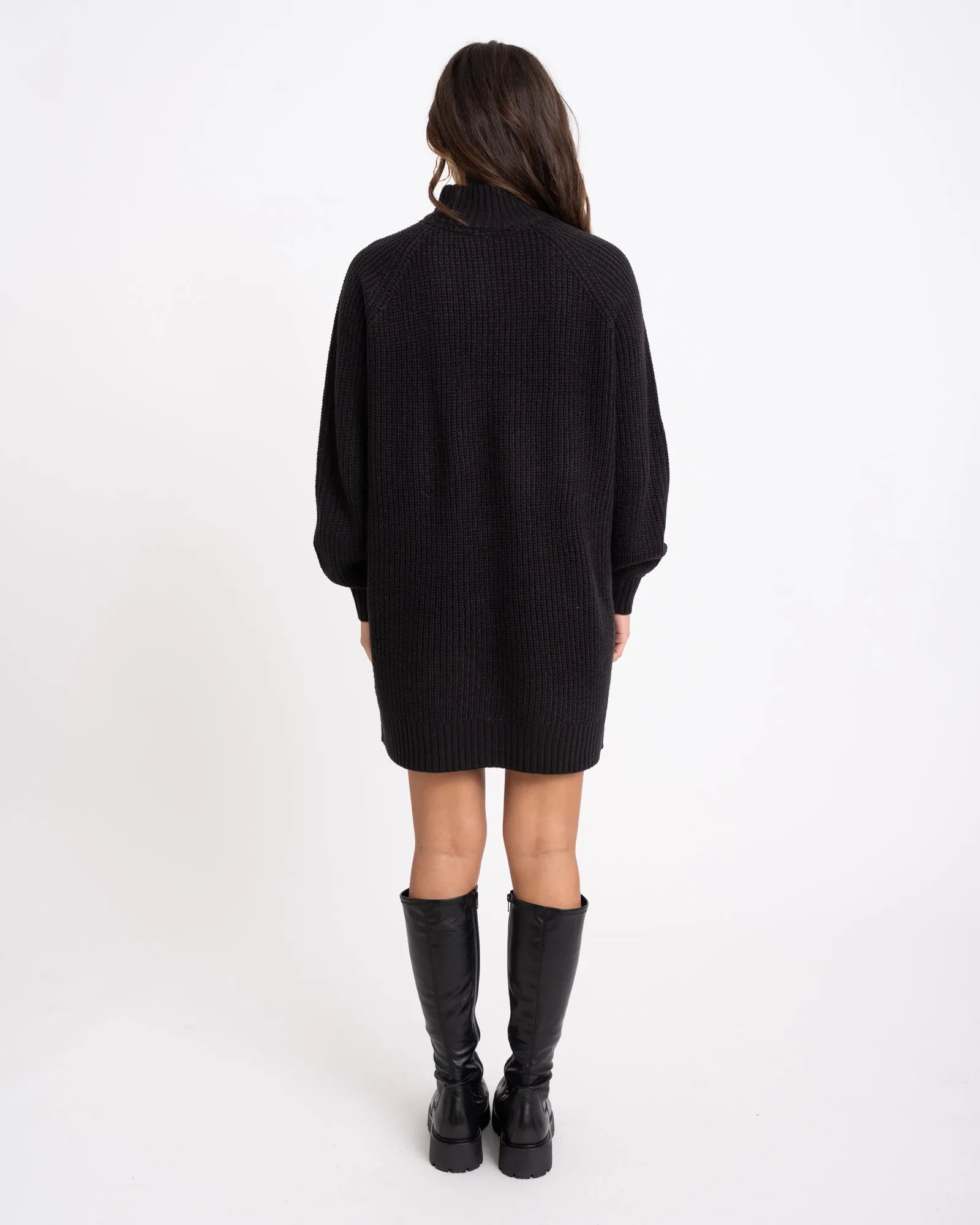 Timmy Knit Dress Black