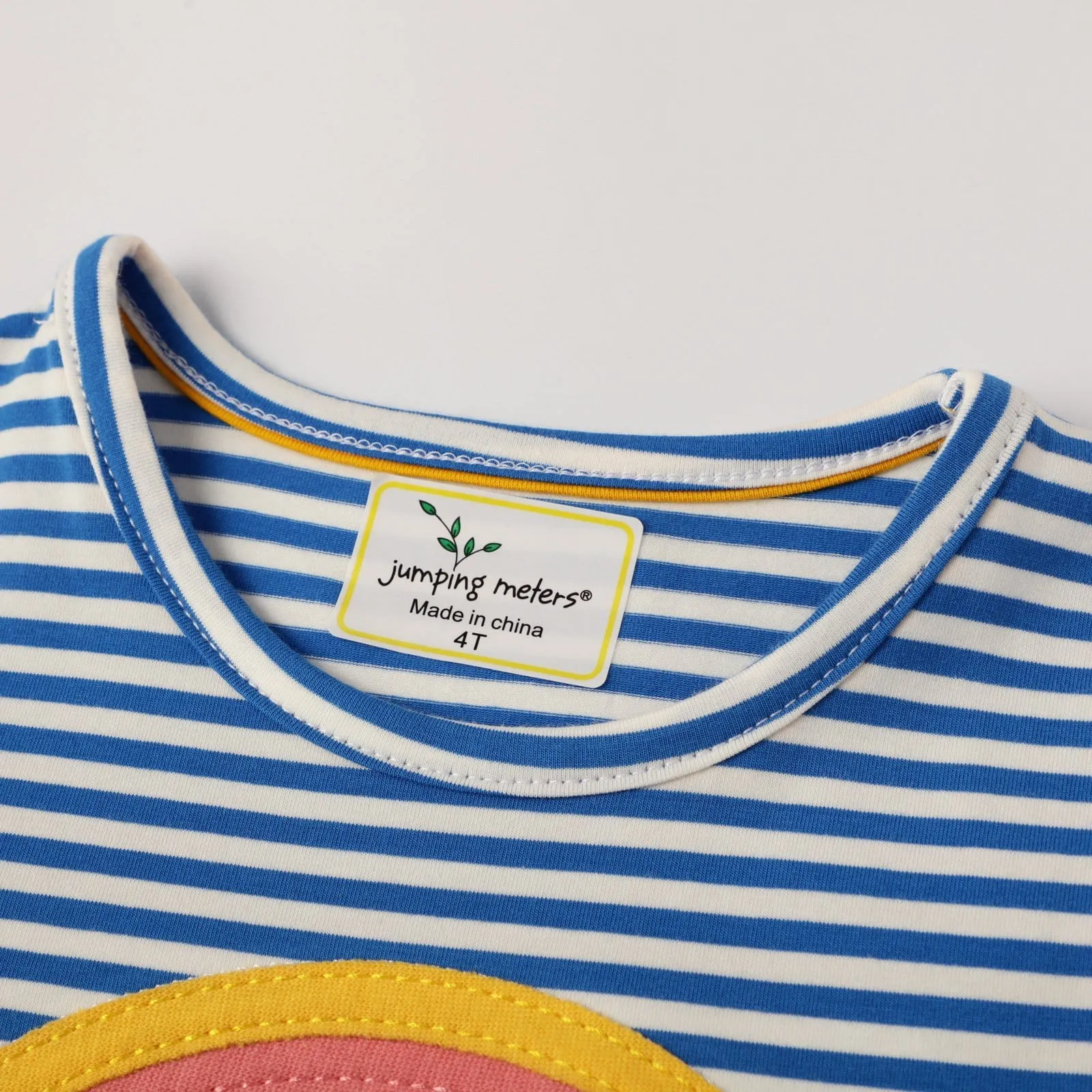 Toddler Girls Striped Rainbow Pattern Dress